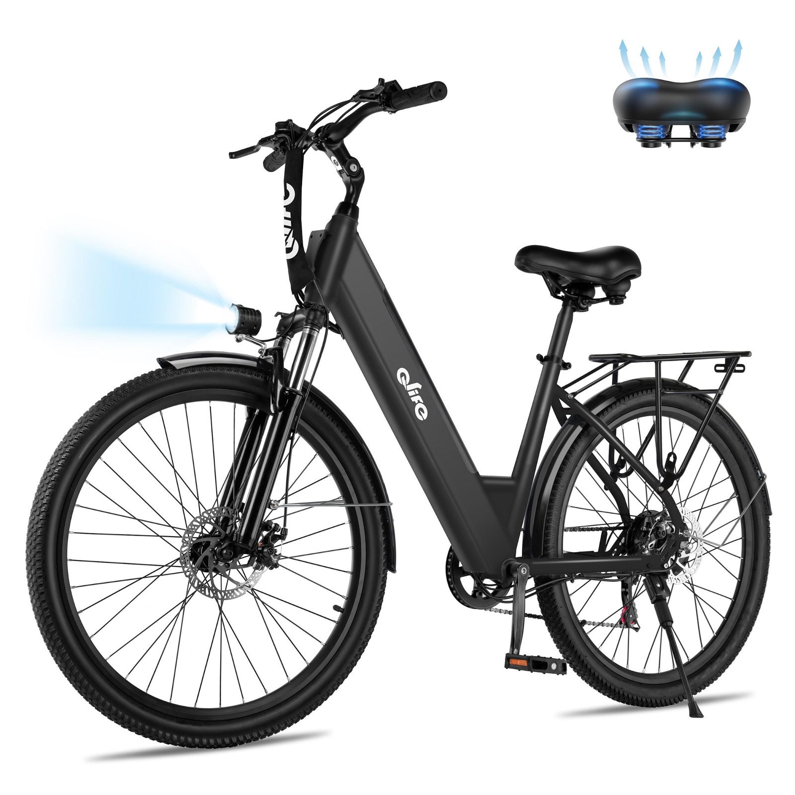 Qlife CITYONE ST Electric Bike — Step-Thru Commuter