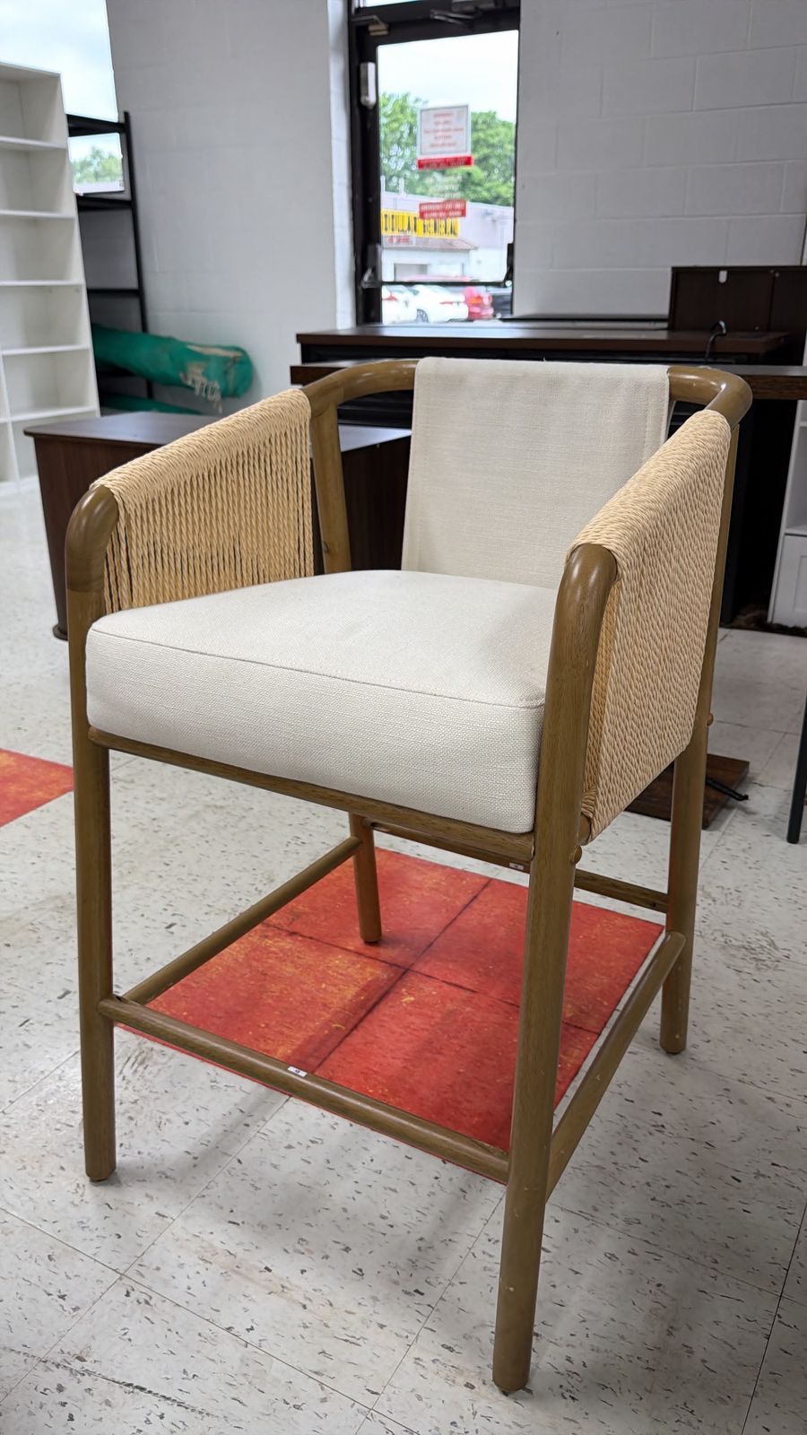 Modern Woven Accent Chair