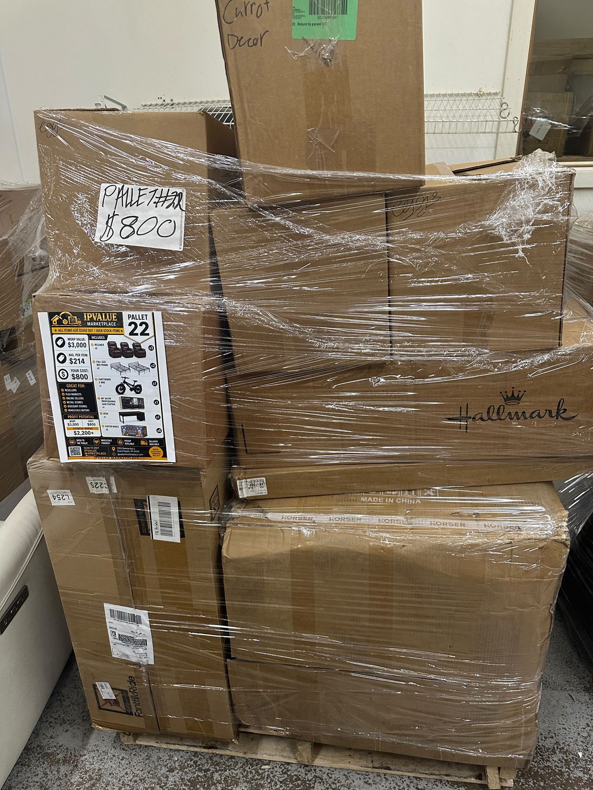Mixed Merchandise Overstock Pallet