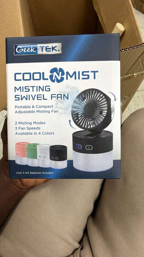 GeekTek Cool Mist Swivel Fan