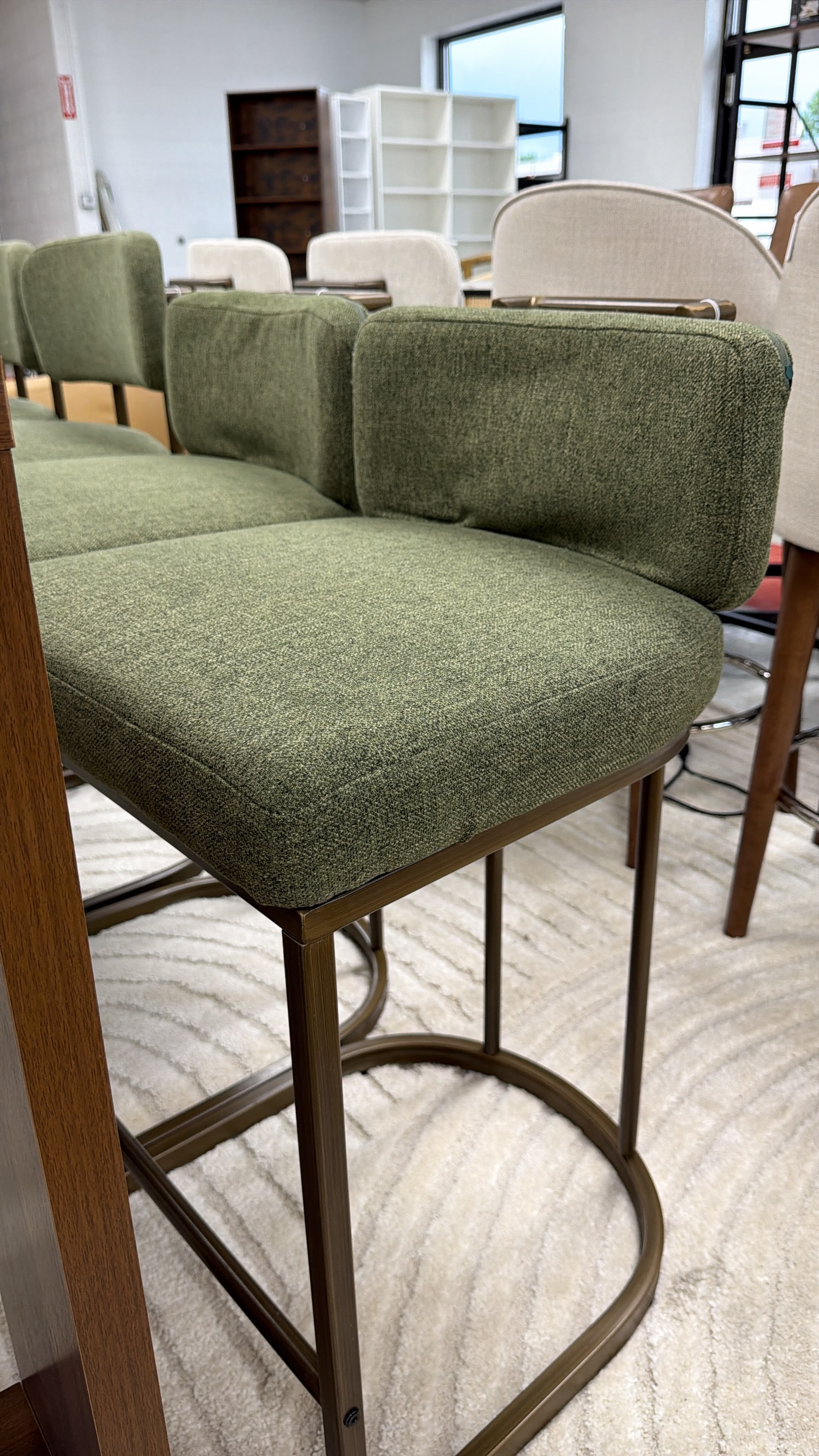 Modern Green Bar Stool